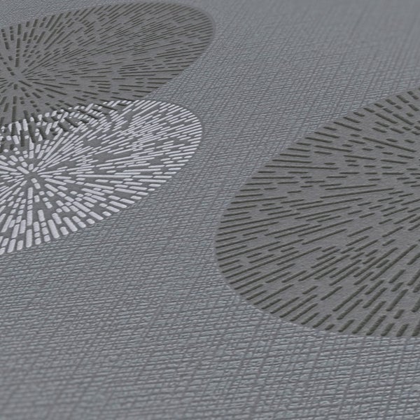 Origin Wallcoverings Tapete grafische Dreiecke Graublau - 53 cm x 10.05 m - 347713