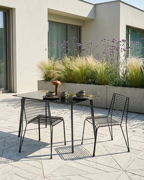 Holz Gartenbank Seitenansicht