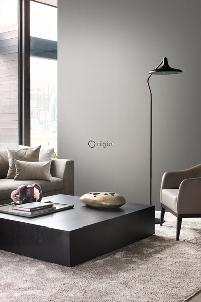 Origin Wallcoverings Tapete Metall-Optik Taupe - 53 cm x 10.05 m - 347599