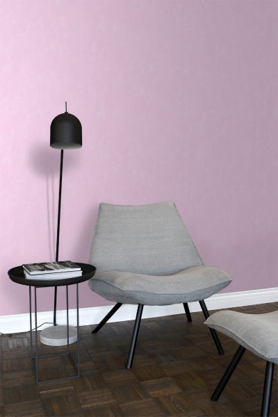 ESTAhome Tapete Kreidefarbe-Look Hellrosa - 53 cm x 10,05 m - 128002