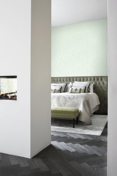 Origin Wallcoverings Tapete Blüte Mintgrün - 53 cm x 10.05 m - 345735