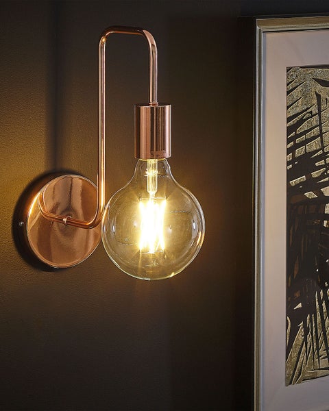 Wandlampe SAVENA Metall Kupfer