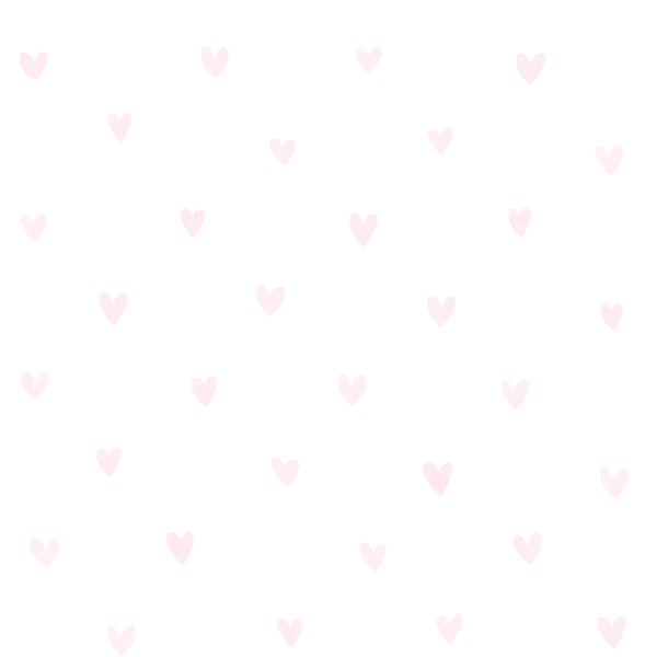 Walls4You Tapete Konfetti Herzen Hellrosa - 53 cm x 10.05 m - 935300
