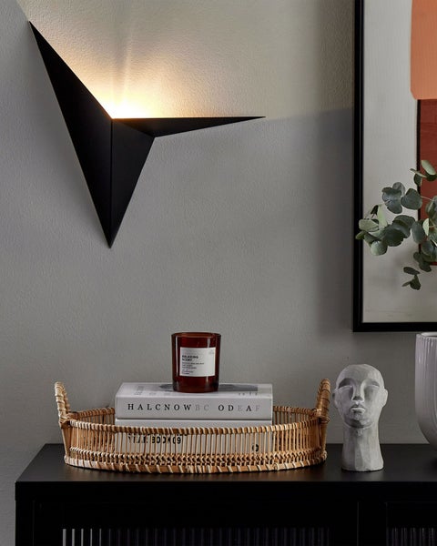 Wandlampe BRIANCE Metall Schwarz