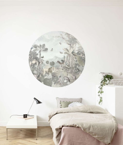 Wandaufkleber mit Tiermotiv im Schlafzimmer