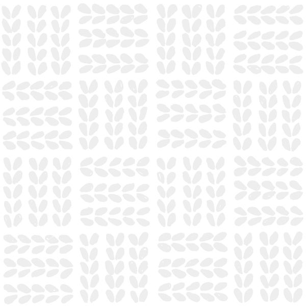 Origin Wallcoverings Tapete Blätter Weiß und Hellgrau - 53 cm x 10.05 m - 347500