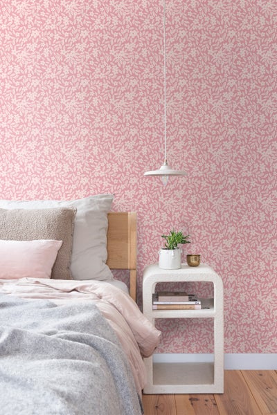 ESTAhome Tapete Blumen Rosa - 50 x 900 cm - 131439