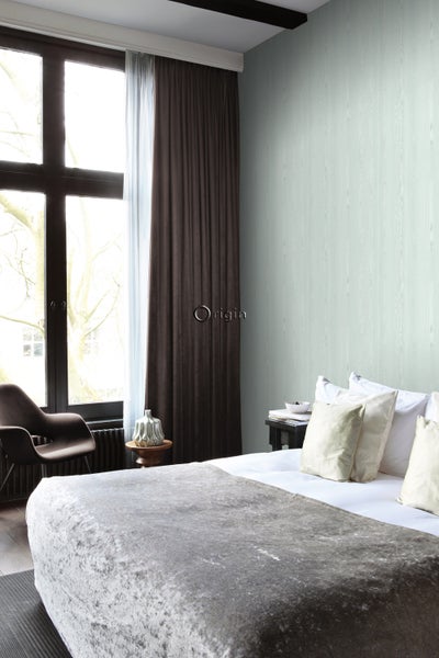 Origin Wallcoverings Tapete Holzoptik Mintgrün - 53 cm x 10.05 m - 347524