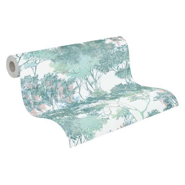 Illustration von Ästen mit Blättern