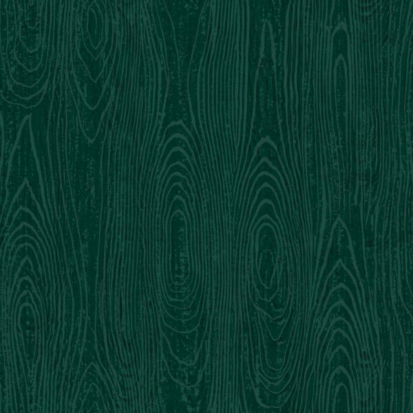Origin Wallcoverings Tapete Holz-Optik Smaragdgrün - 53 cm x 10.05 m - 347557