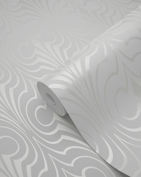 Origin Wallcoverings Tapete grafische Form Weiß - 53 cm x 10.05 m - 345917