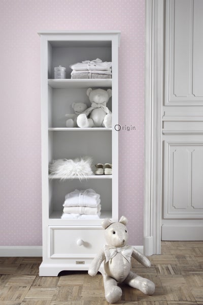 Origin Wallcoverings Tapete Punkte Rosa - 53 cm x 10.05 m - 346818