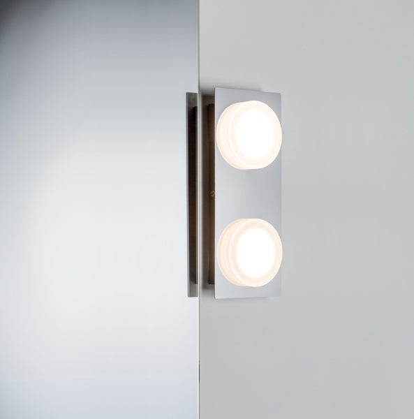LED Wandleuchte Doradus 3000K 2x254lm 230V 2x4,7W Chrom