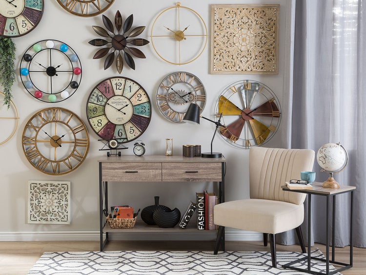 Dekoratives Wandpaneel mit floralem Muster, 60 cm