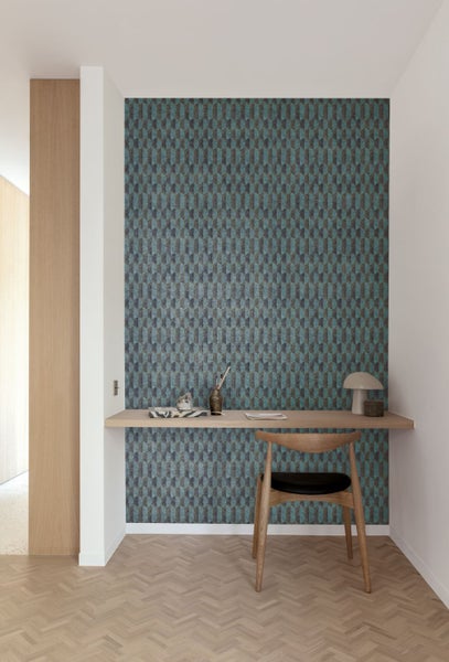 Masureel Tapete 3D Muster Blau - 53 cm x 10.05 m - 630713