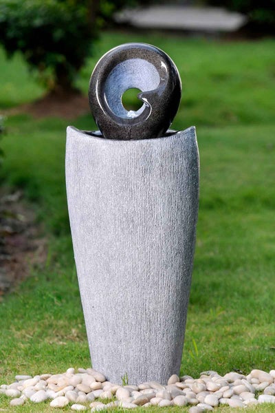 Brunnen Springbrunnen Gartenbrunnen FoGlobo Aussen + Innen 90cm 10207