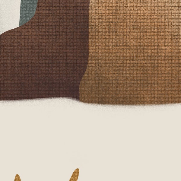 Abstrakte Stoffkomposition mit verschiedenen Texturen