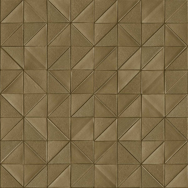 ESTAhome Tapete 3D-Muster Bronze - 50 x 900 cm - 139326