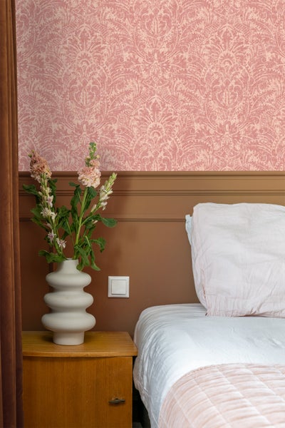 ESTAhome Tapete Ornamente Rosa - 50 x 900 cm - 131619