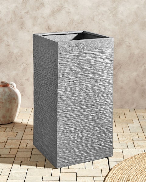 Blumenkübel DION Keramik 40 cm Grau