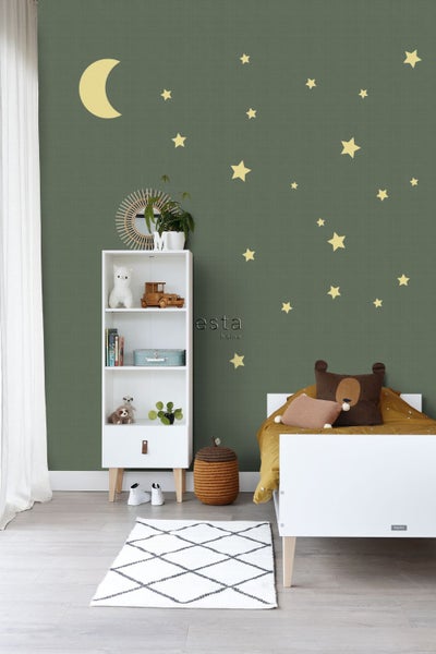 ESTAhome Wandtattoo Sternenhimmel Gelb - 47.5 x 66 cm - 156111