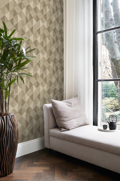 Origin Wallcoverings Tapete 3D Grasmuster Beige - 50 x 900 cm - 347884