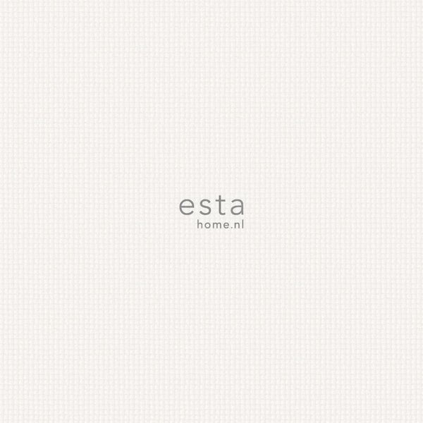 ESTAhome Tapete Stickmuster Weiß - 53 cm x 10.05 m - 138130