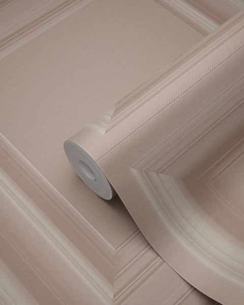 Origin Wallcoverings Tapete Holzwandverkleidung Altrosa - 53 cm x 10.05 m - 347829