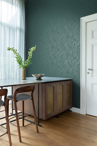 Origin Wallcoverings Tapete Palmenblätter Smaragdgrün - 53 cm x 10.05 m - 347710