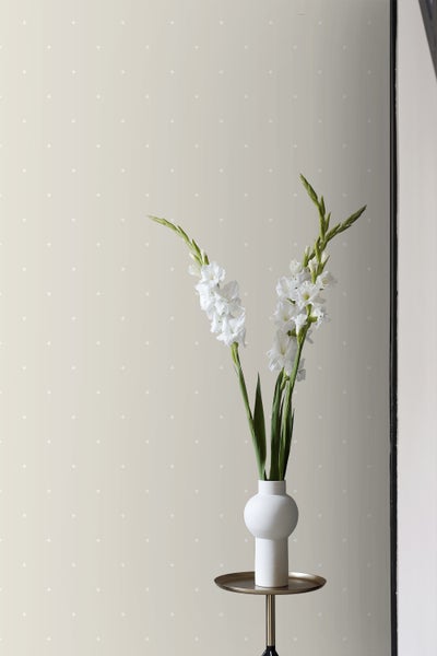 Sanders und Sanders Tapete Blumen Beige und Weiß - 53 cm x 10 m - 640412