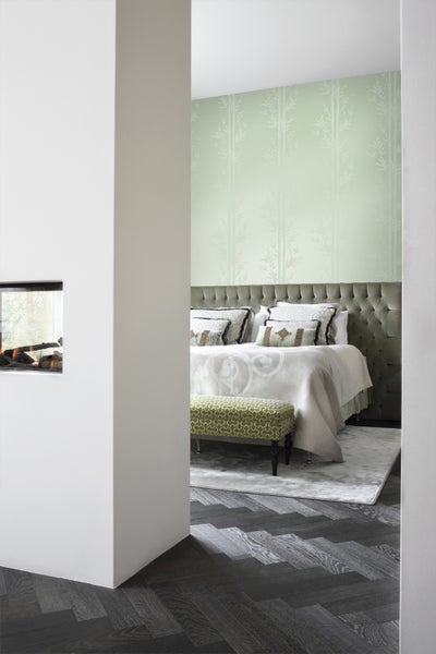 Origin Wallcoverings Tapete Bambusmuster Olivgrün - 53 cm x 10.05 m - 345752