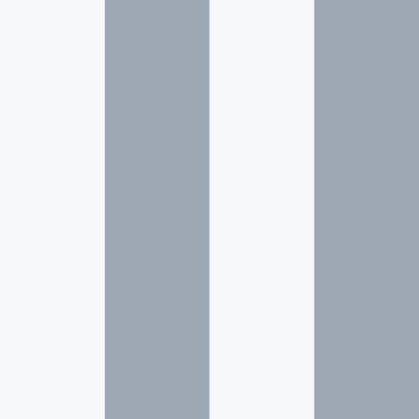 Sanders und Sanders Tapete Streifen Graublau und Weiß - 53 cm x 10.05 m - 640657