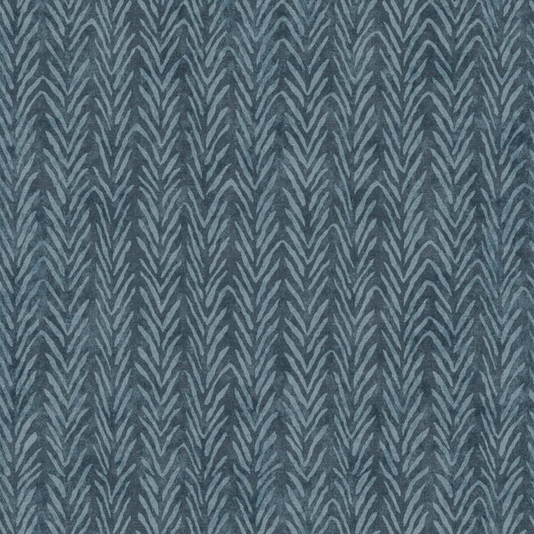 Sanders und Sanders Tapete Zickzack-Motiv Dunkelblau - 53 cm x 10 m - 640507