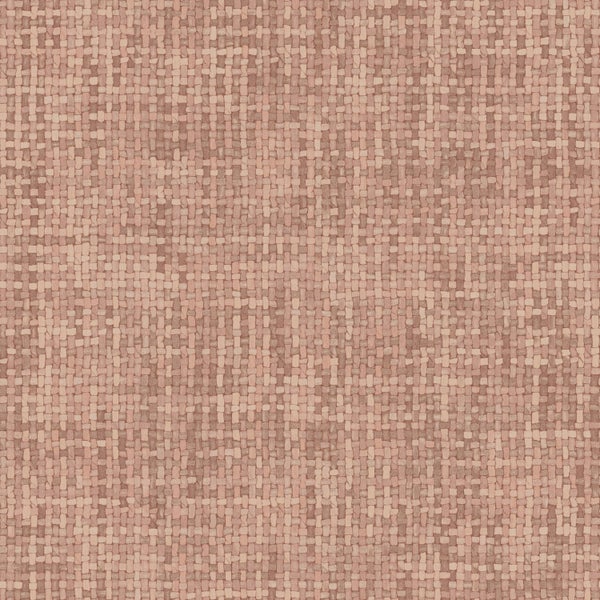 Origin Wallcoverings Tapete Leinen-Optik Terrakottarosa - 50 x 900 cm - 348054