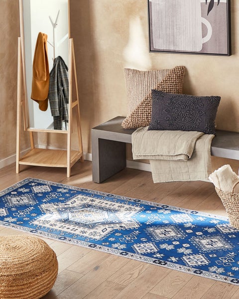 Teppich PARVAKADLI Blau 80 x 300 cm