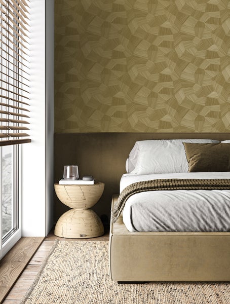 Origin Wallcoverings Tapete 3D-Muster Gold - 53 cm x 10.05 m - 347822