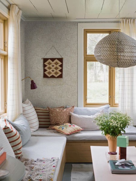 Borastapeter Tapete Blumen Beige - 53 cm x 10.05 m - 662580