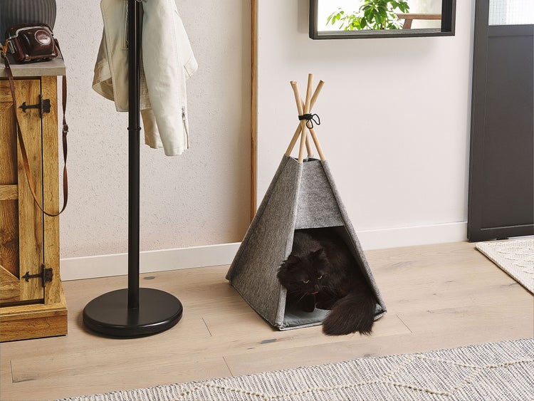 Tierbett ULUBEY Filz Hellgrau