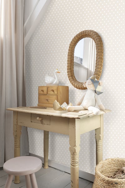 Origin Wallcoverings Tapete Punkte Beigebraun - 53 cm x 10.05 m - 346819