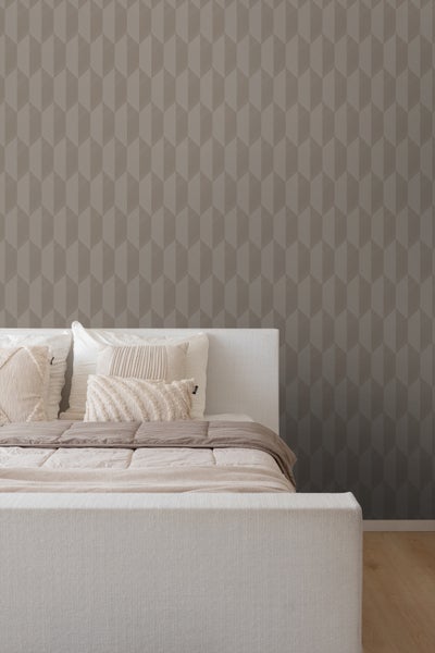Origin Wallcoverings Tapete 3D Muster Taupe - 50 x 900 cm - 348039