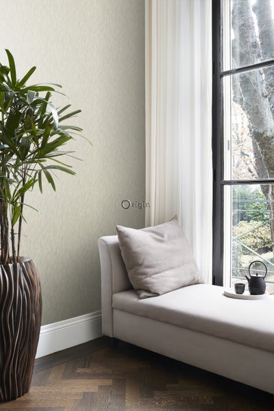 Origin Wallcoverings Tapete 3D Grasmuster Leinen-Optik Bronze - 53 cm x 10,05 m - 347362