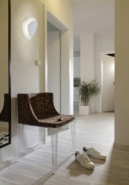 Technische Zeichnung eines Lampenschirms mit den Maßen 255 mm breit, 200 mm hoch und 50 mm tief.