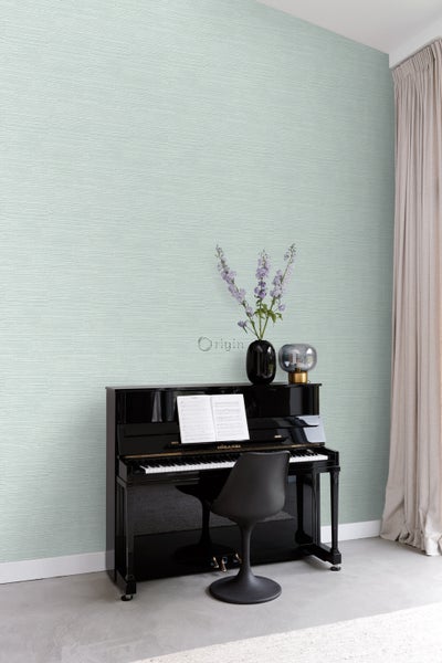 Origin Wallcoverings Tapete Steinoptik Mintgrün - 53 cm x 10.05 m - 347577
