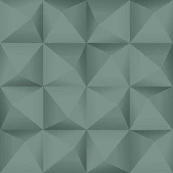 Origin Wallcoverings Tapete 3D Muster Petrolblau - 50 x 900 cm - 347961