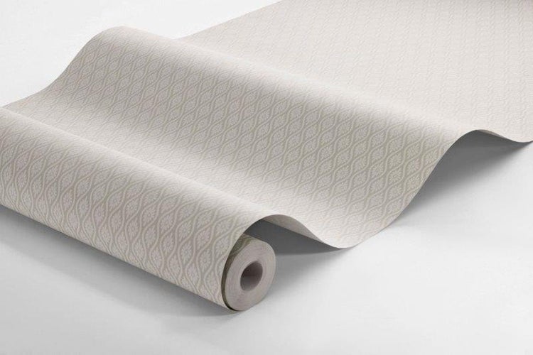 Borastapeter Tapete Blumen Graublau - 53 cm x 11.2 m - 660144