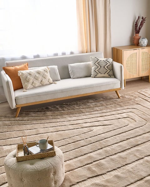 Teppich SAZOO Beige 300 x 400 cm