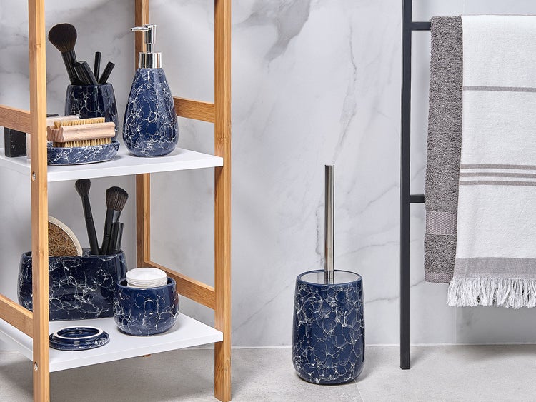 Badaccessoires Set 6-teilig ANTUCO Keramik Blau