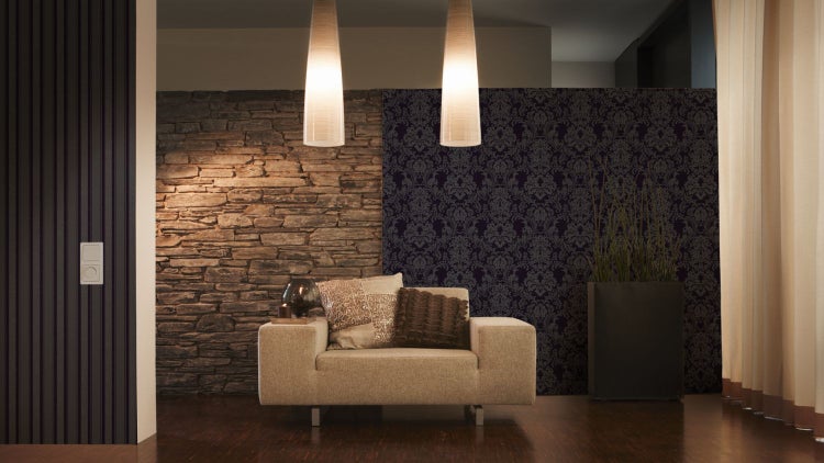 Bambuspflanze im Garten