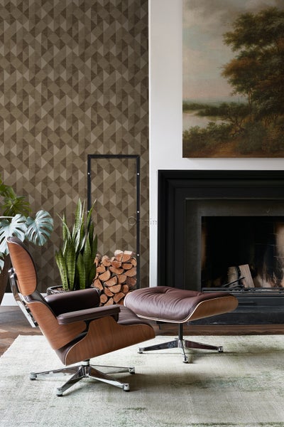 Origin Wallcoverings Tapete 3D Grasmuster Braun - 50 x 900 cm - 347886