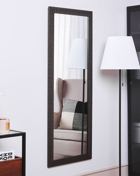 Wandspiegel AJACCIO 50 cm 130 cm Silber